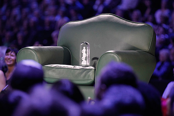 За своей наградой Juno Fan Choice Award Джастин Бибер не пришел.