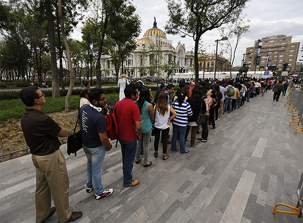 Прощание с Габриэлем Гарсиа Маркесом в Мехико.
