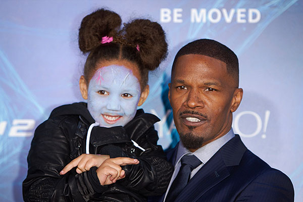 Актер Джейми Фокс с дочерью Анналис.