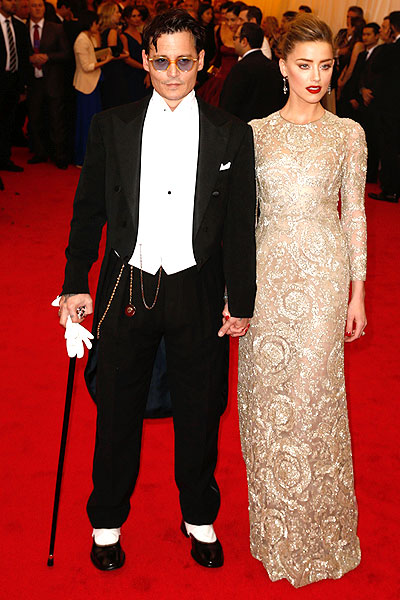 Джонни Депп с невестой Эмбер Херд.