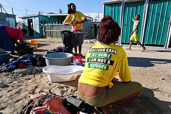 Домашнее хозяйство неподалеку от Кейптауна.