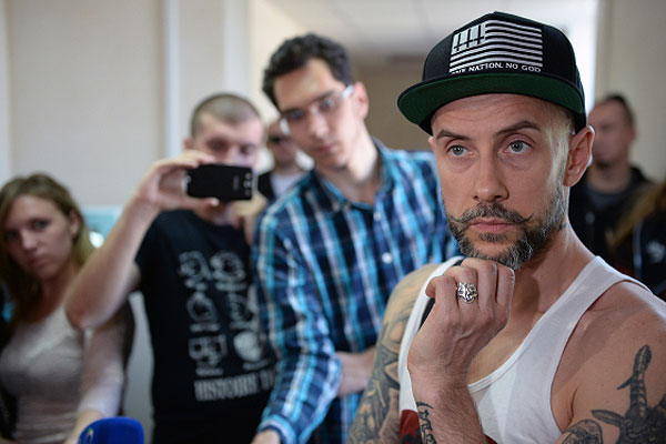 Польская металл-группа Begemoth, задержанная вчера в Екатеринбурге за нарушение миграционного законодательства.