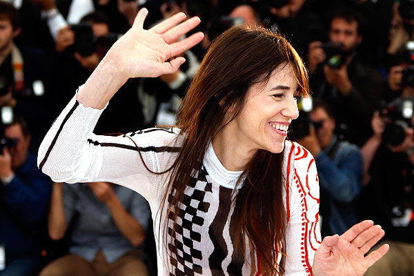 Шарлотта Гинзбур перед показом фильма "Incompresa" Азии Ардженто в программе "Особый взгляд".