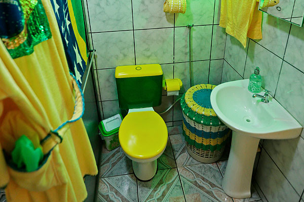 Ванная комната футбольного фаната.