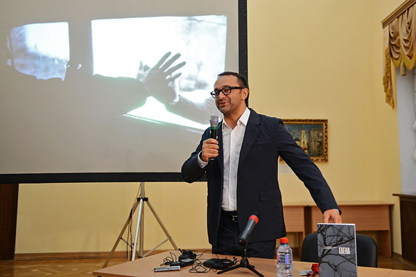 Председатель жюри основного конкурса режиссер Андрей Звягинцев проводит мастер-класс в рамках XXV Российского кинофестиваля "Кинотавр" в Сочи.