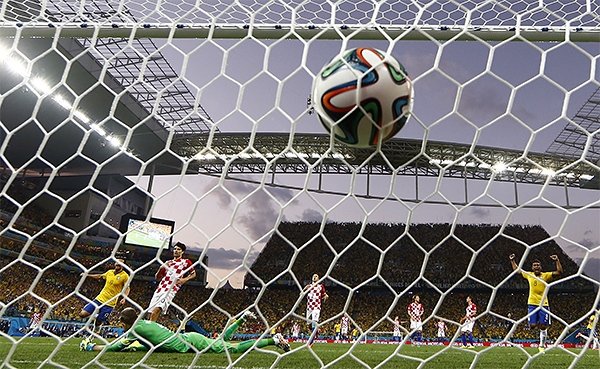Еще один мяч в воротах хорватов.