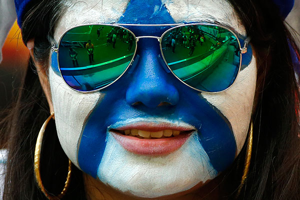 Болельщица из Гондураса.