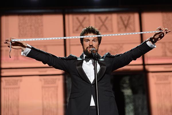 Актер Данила Козловский на церемонии открытия кинофестиваля.