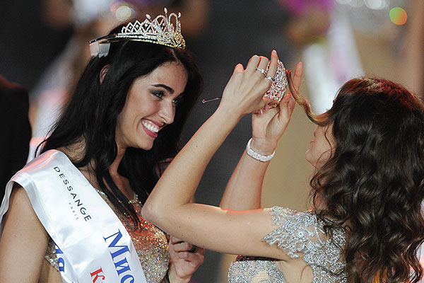 Обладательница титула "Краса Москвы" Екатерина Баженова.