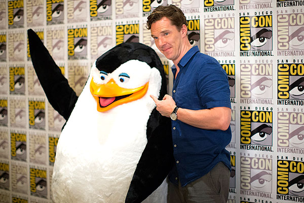 Голос Бенедикта Камбербатча будет звучать в мультфильме "Пингвины Мадагаскара".