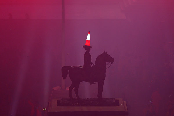 Церемония открытия Игр Британского Содружества в Глазго.