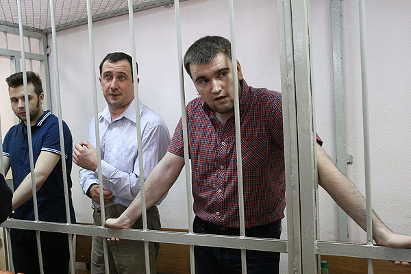 Илья Гущин, Александр Марголин и Алексей Гаскаров (слева направо).