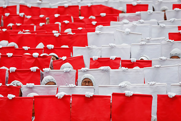 Подготовка к празднованию Дня независимости в Куала-Лумпуре.