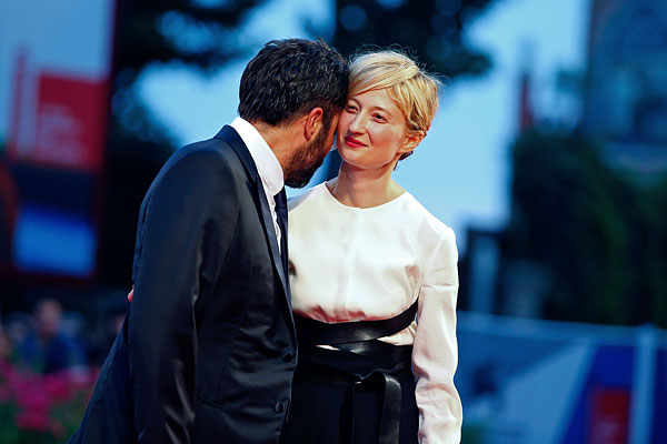 Режиссер Саверио Костанцо и актриса Альба Рорвакер.