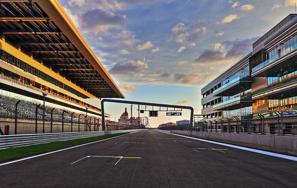 Зона старта-финиша.