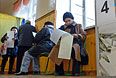 На одном из избирательных участков Киева.