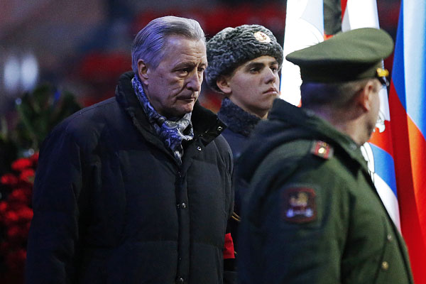 Президент Российской любительской хоккейной лиги (РЛХЛ) Александр Якушев (слева)