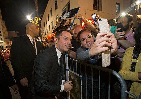 Селфи с Элайджей Вудом