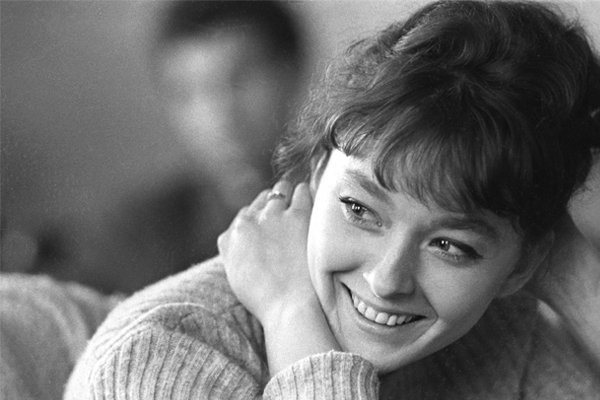 Анастасия Вертинская во время учебы в театральном училище имени Щукина, 1964 год