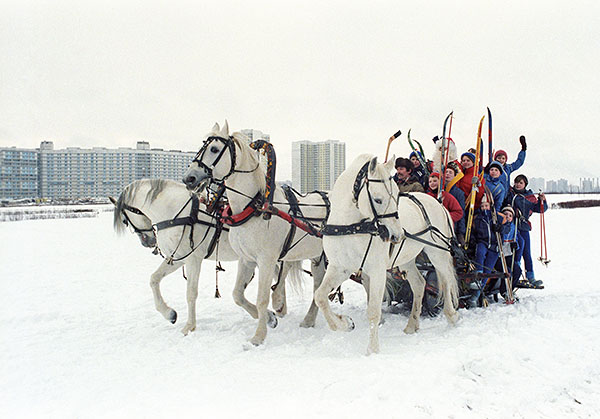 Новогодние гуляния, 1985 год.