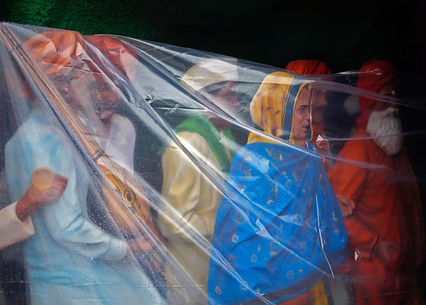 Подготовка к празднованию Дня Республики в Нью-Дели. Индия.