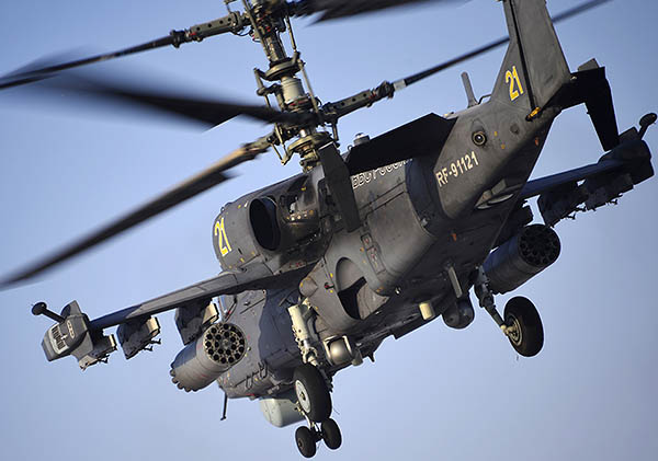 В 2011 году первый Ка-52 поступил на вооружение.