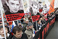 Оппозиция планировала провести 1 марта марш "Весна" на юго-востоке столицы, однако после трагических известий планы изменились. Заявители акции решили отменить шествие в районе Марьино и вместо него провести траурный марш в центре Москвы.