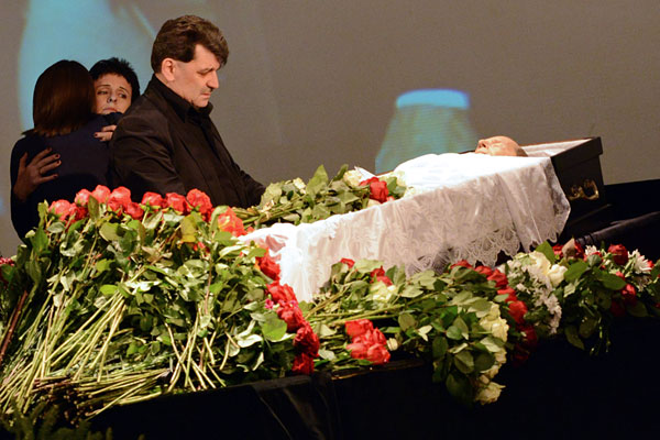 На церемонии прощания в ЦДЛ