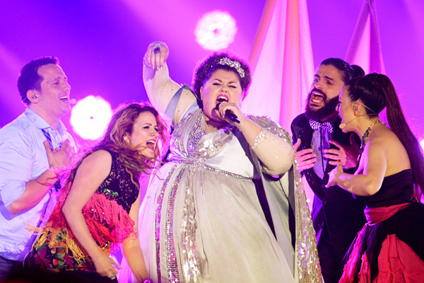 Десятое место. Представительница Сербии певица Бояна Стаменов