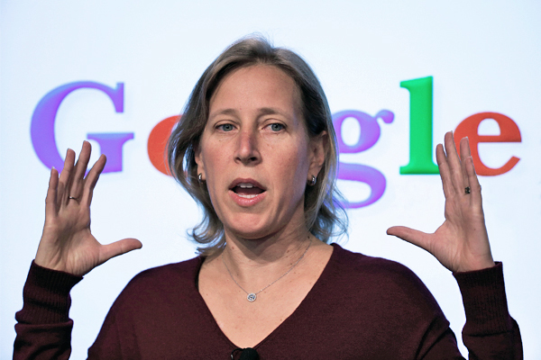 Гендиректор YouTube Сьюзен Войжитски.