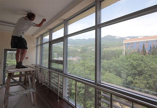 2015 год. Ремонт корпусов детского лагеря "Артек".