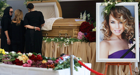 Прощание с Жанной Фриске