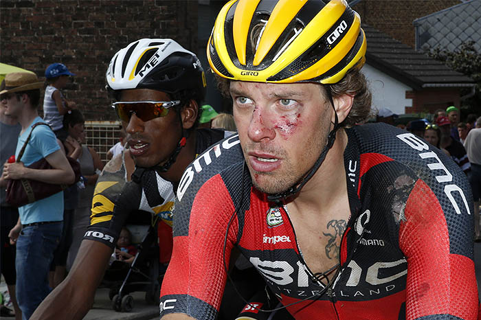 Так продолжал гонку Даниел Осс