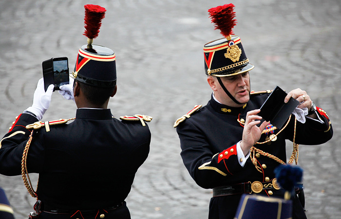 Во время празднования Дня взятия Бастилии во Франции