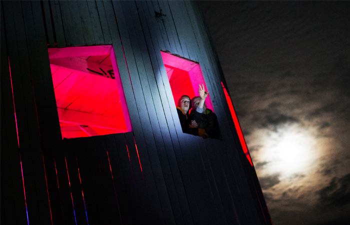 Посетители на объекте "Ротонда"