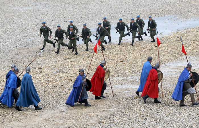 Во время церемонии открытия Международных армейских игр на военном полигоне Алабино в Московской области