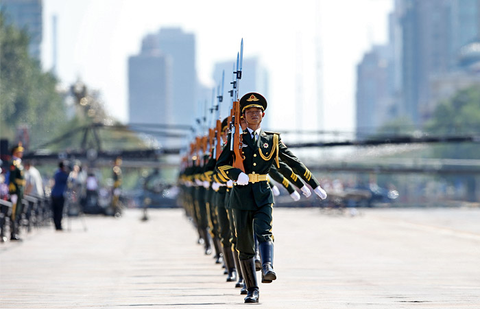 Военнослужащие Народно-освободительной армии Китая