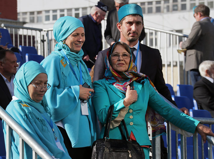 Гости на открытии Московской соборной мечети