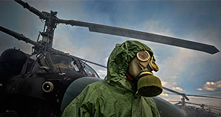 Летно-тактические учения боевых вертолетов авиации