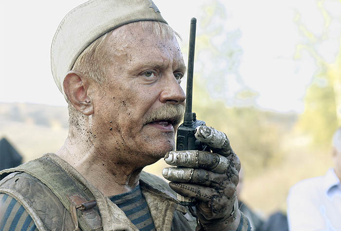 2007 год. Режиссер и актер Никита Михалков во время съемок фильма "Утомленные солнцем 2".