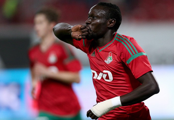 Форвард "Локомотива" Байе Умар Ниассе также отметился восемью голами