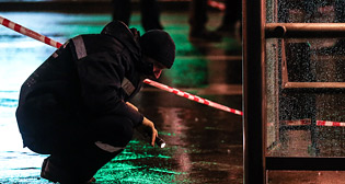 Взрыв на автобусной остановке в Москве