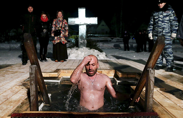 Крещенские купания в Переславле-Залесском