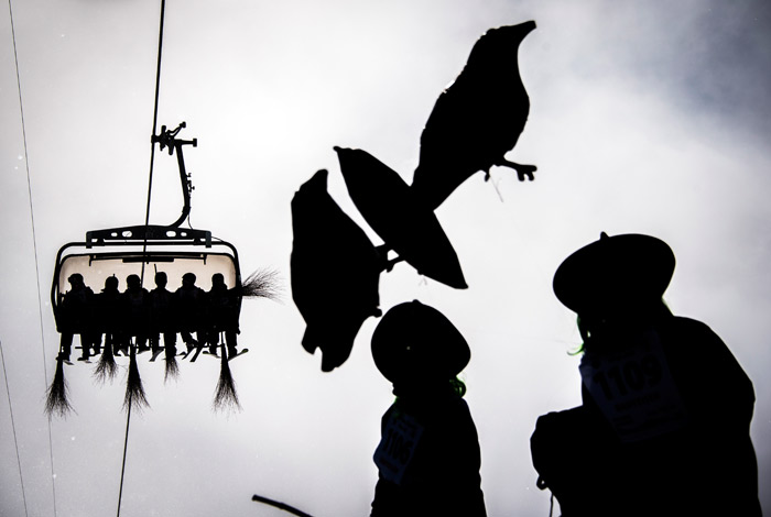 Шабаш на горнолыжном курорте в Швейцарии