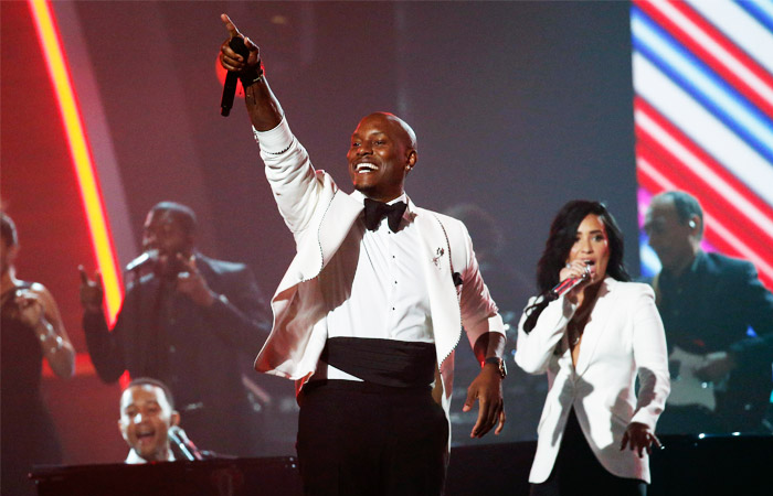 Американский рэпер Тайриз Гибсон