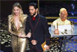 Актриса Марго Робби и певец Джаред Лето во время вручения премии "Оскар" за лучший грим
