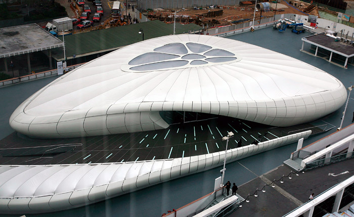 Выставочный павильон Channel Mobile Art в Гонконге