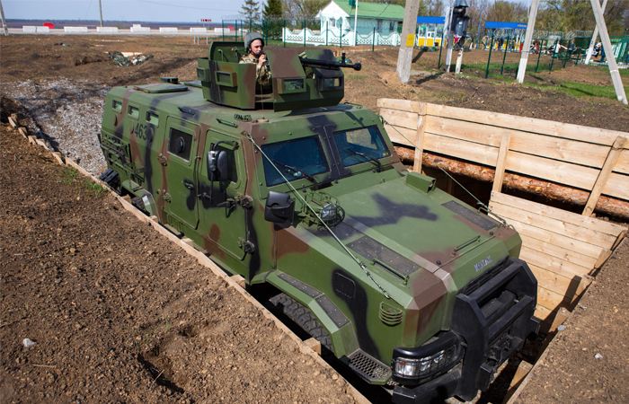 Боевой модуль на базе бронемашины "Тритон"