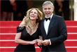 Голливудские актеры Джулия Робертс и Джордж Клуни перед премьерой фильма режиссера Джоди Фостер "Финансовый монстр"
