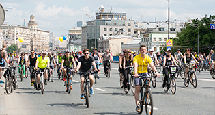 Велопарад в Москве